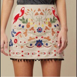 Altar'd State Embroidered Skirt